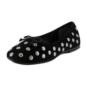Black Suede Stud