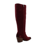 Burgundy Suede