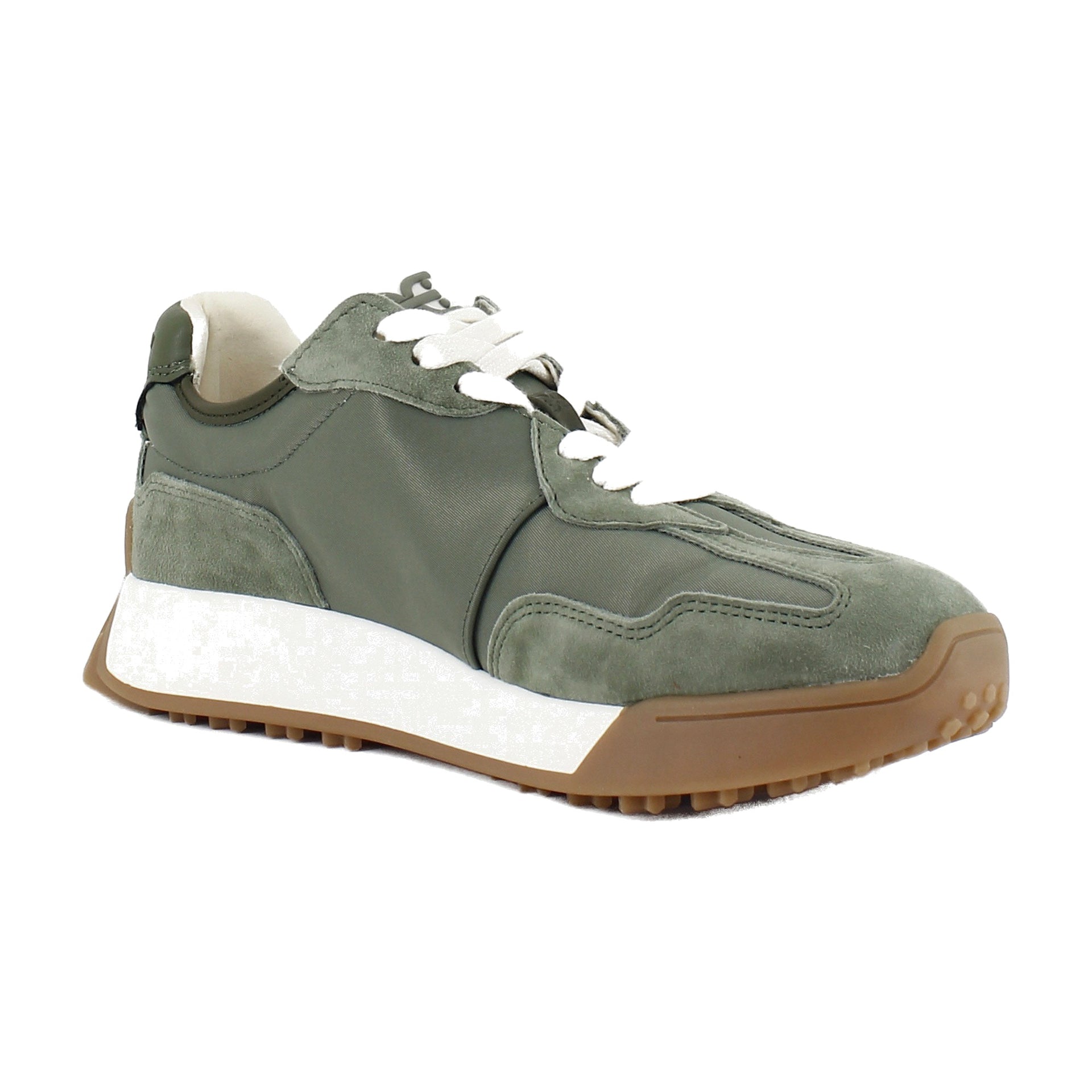 Olive Suede Multi