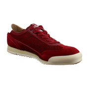 Deep Scarlet/White Mesh