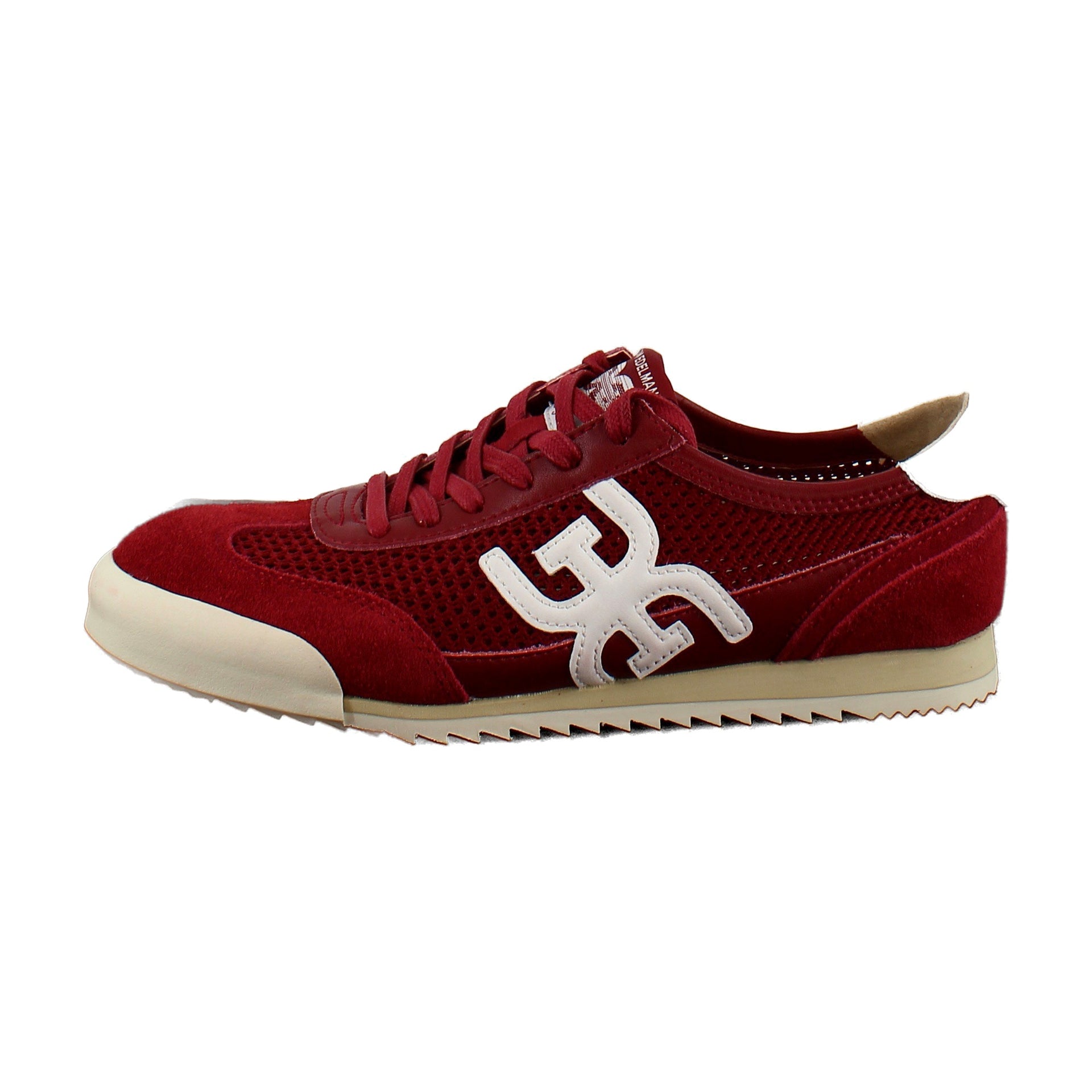Deep Scarlet/White Mesh