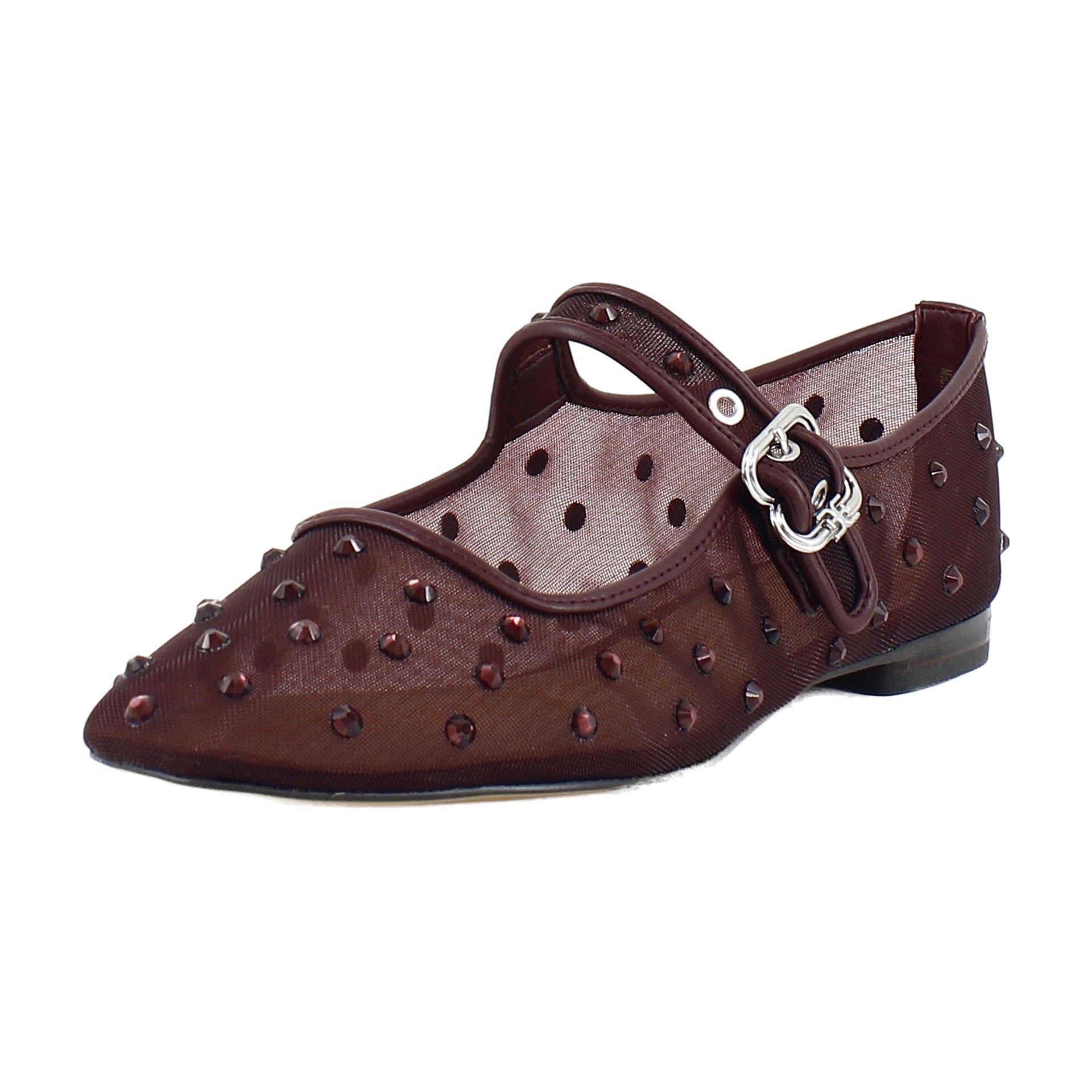 French Merlot Glitz Mesh