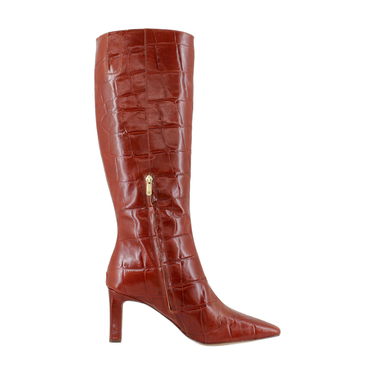 New Cognac Croco Leather