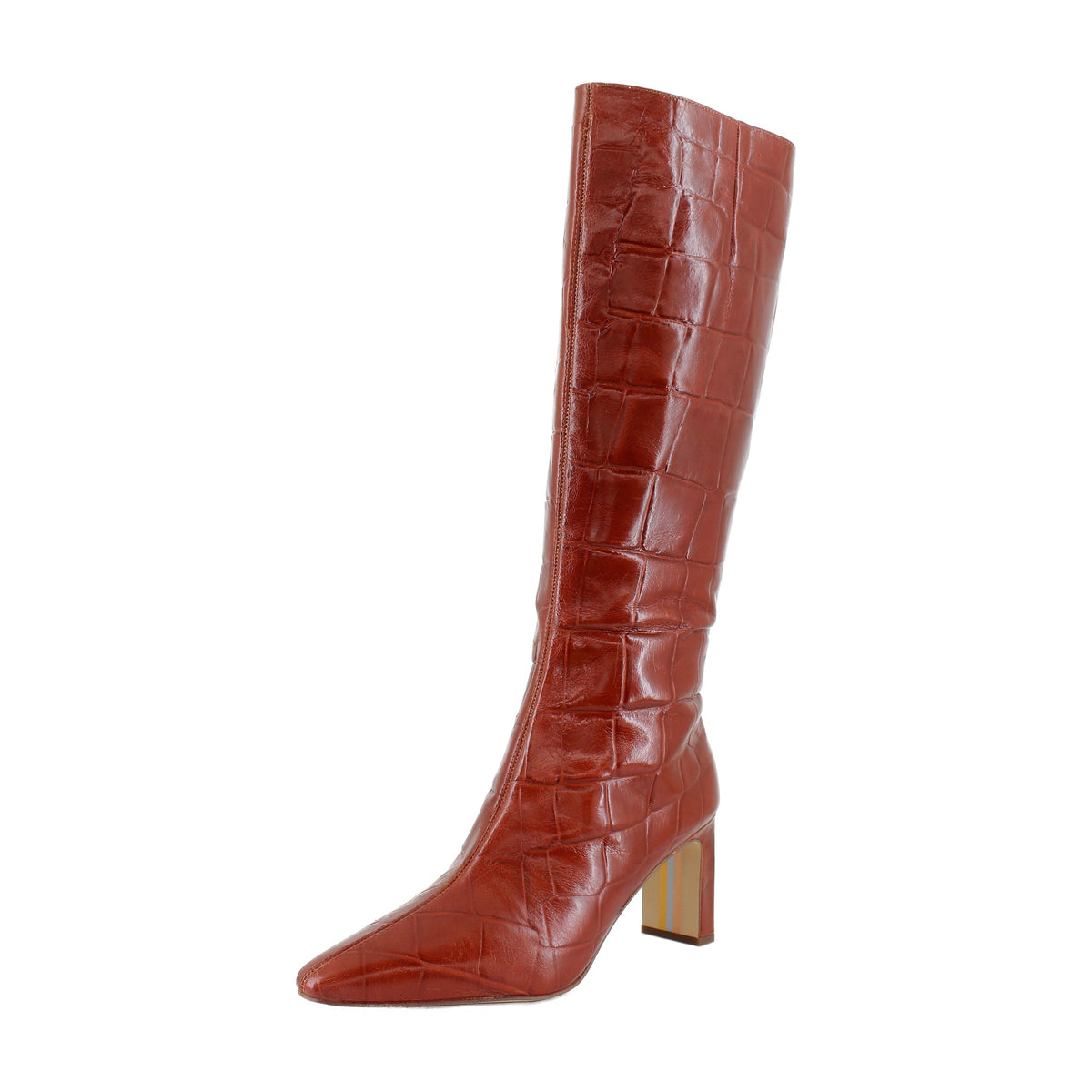 New Cognac Croco Leather