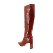 New Cognac Croco Leather