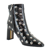 Black Patent Stud