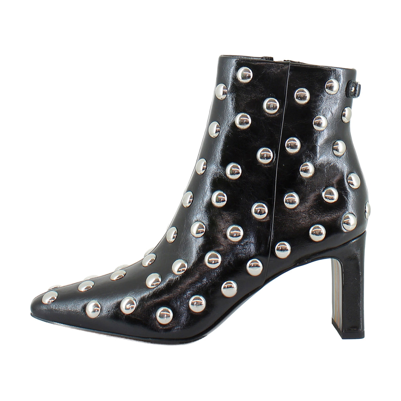 Black Patent Stud
