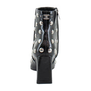 Black Patent Stud