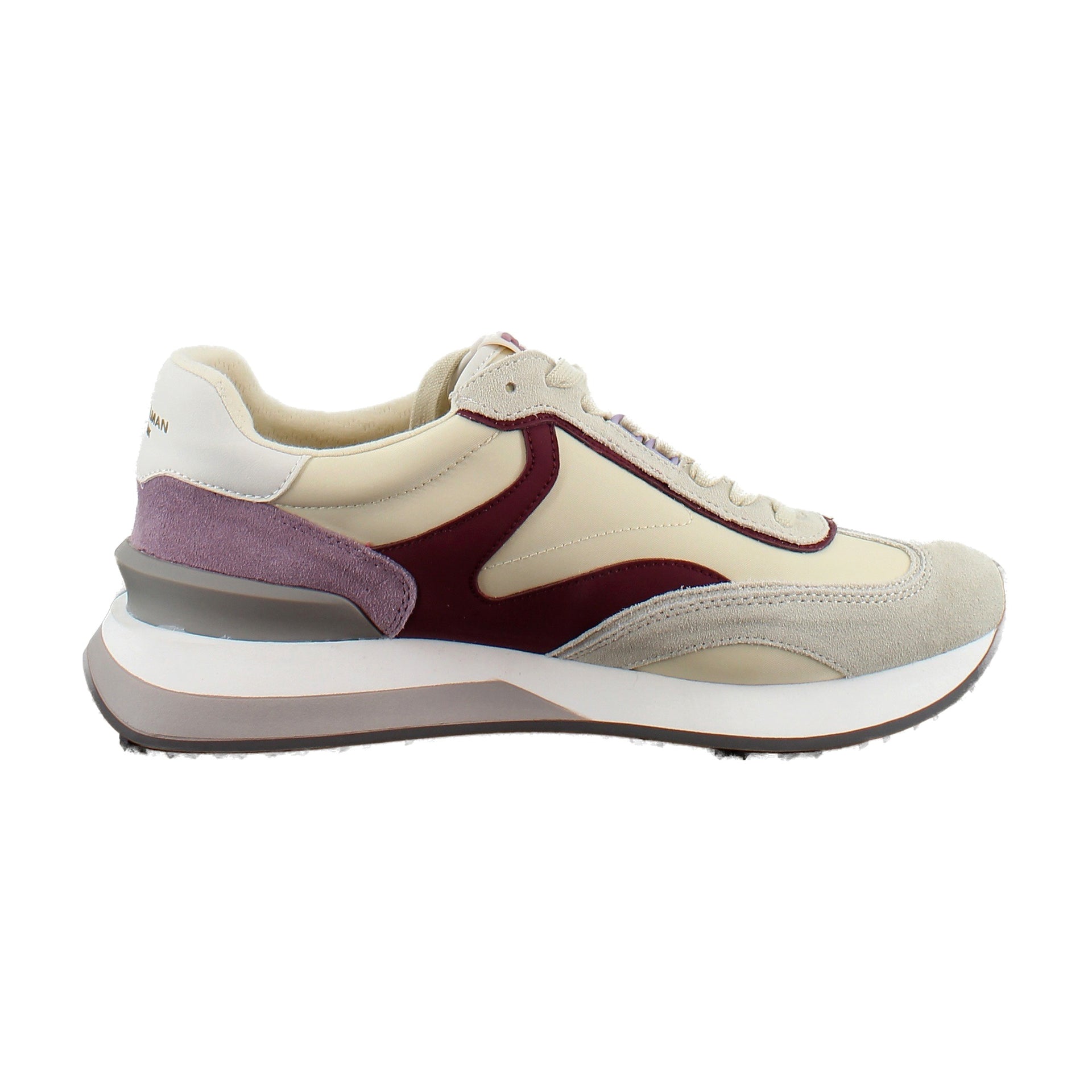 Ivory/Red Nylon/Suede