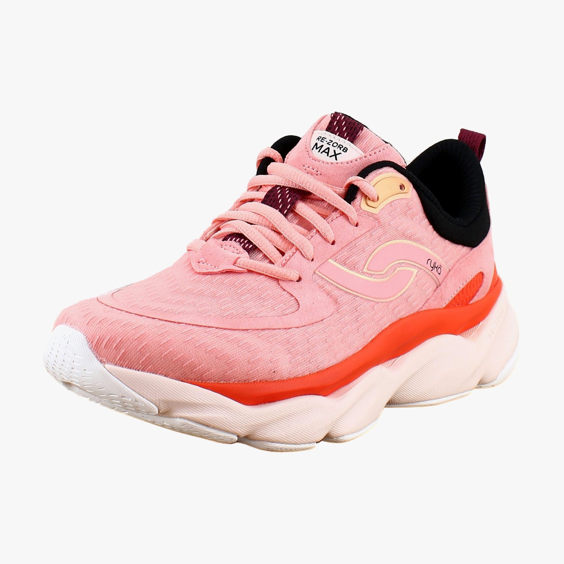 Pink Coral Mesh Fabric