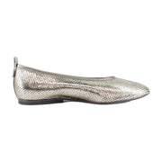 Pewter Silver Snake Leather