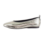 Pewter Silver Snake Leather