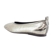 Pewter Silver Snake Leather