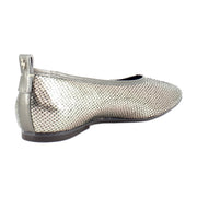 Pewter Silver Snake Leather