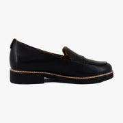 Black/Black Leather