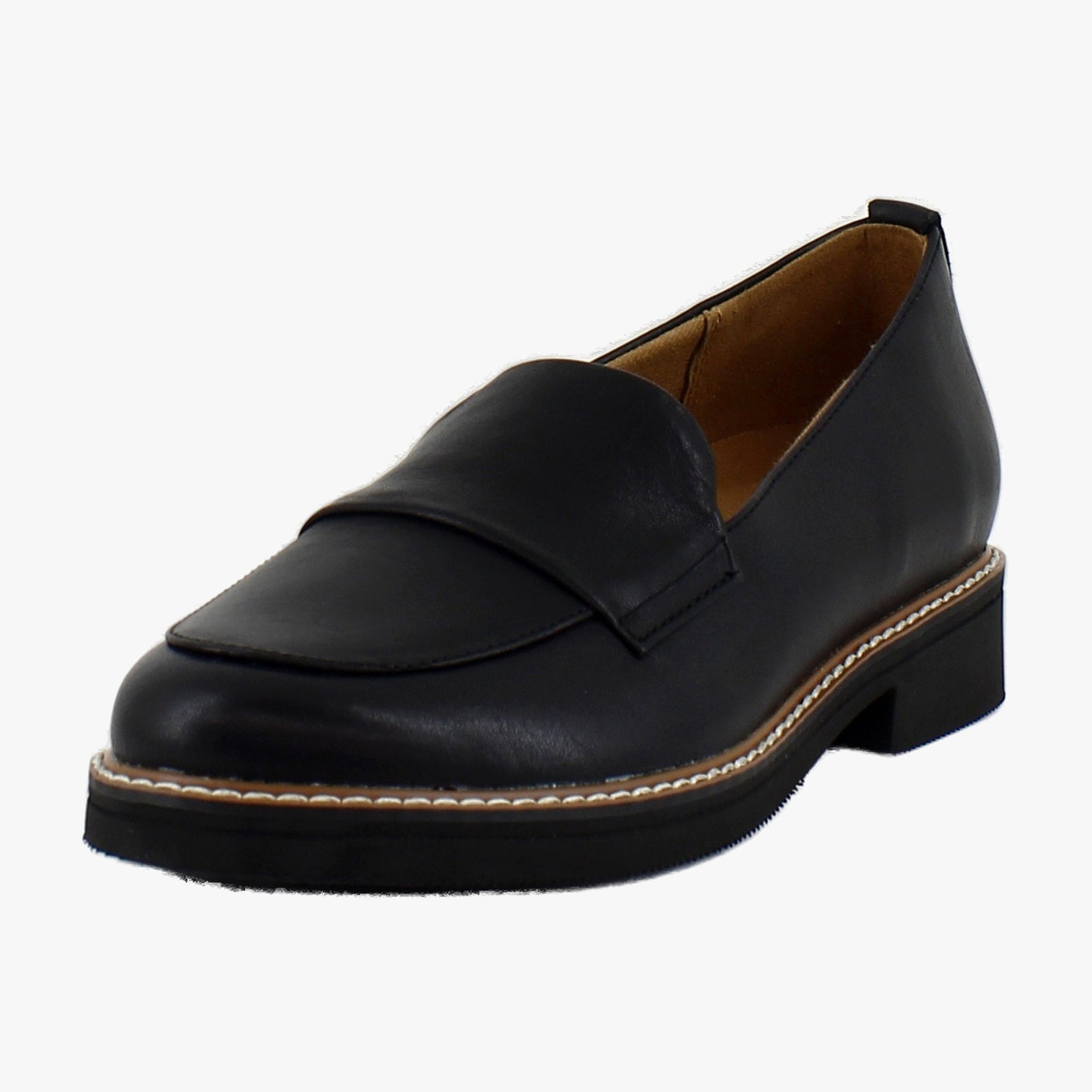 Black/Black Leather