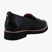Black/Black Leather