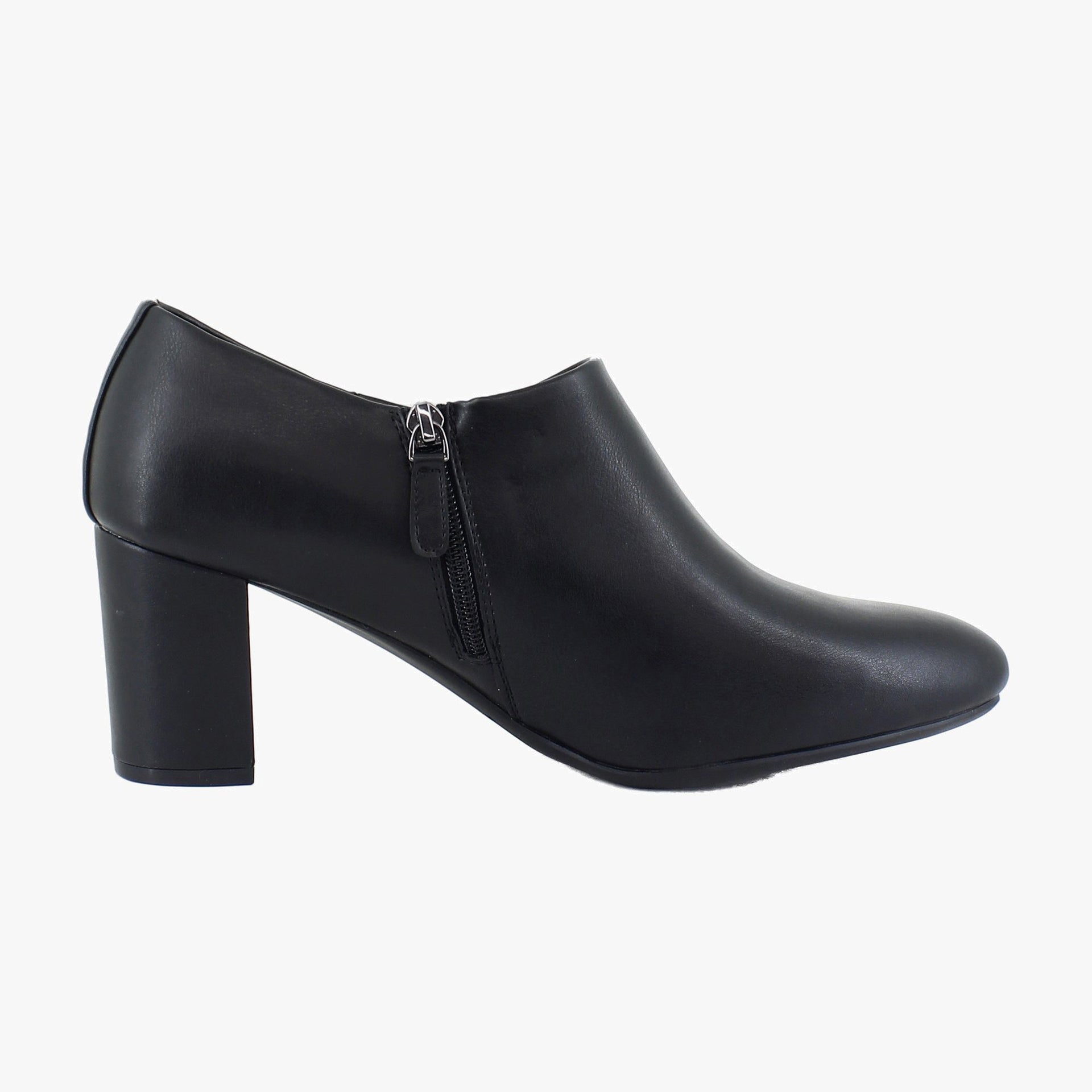 Black Faux Leather