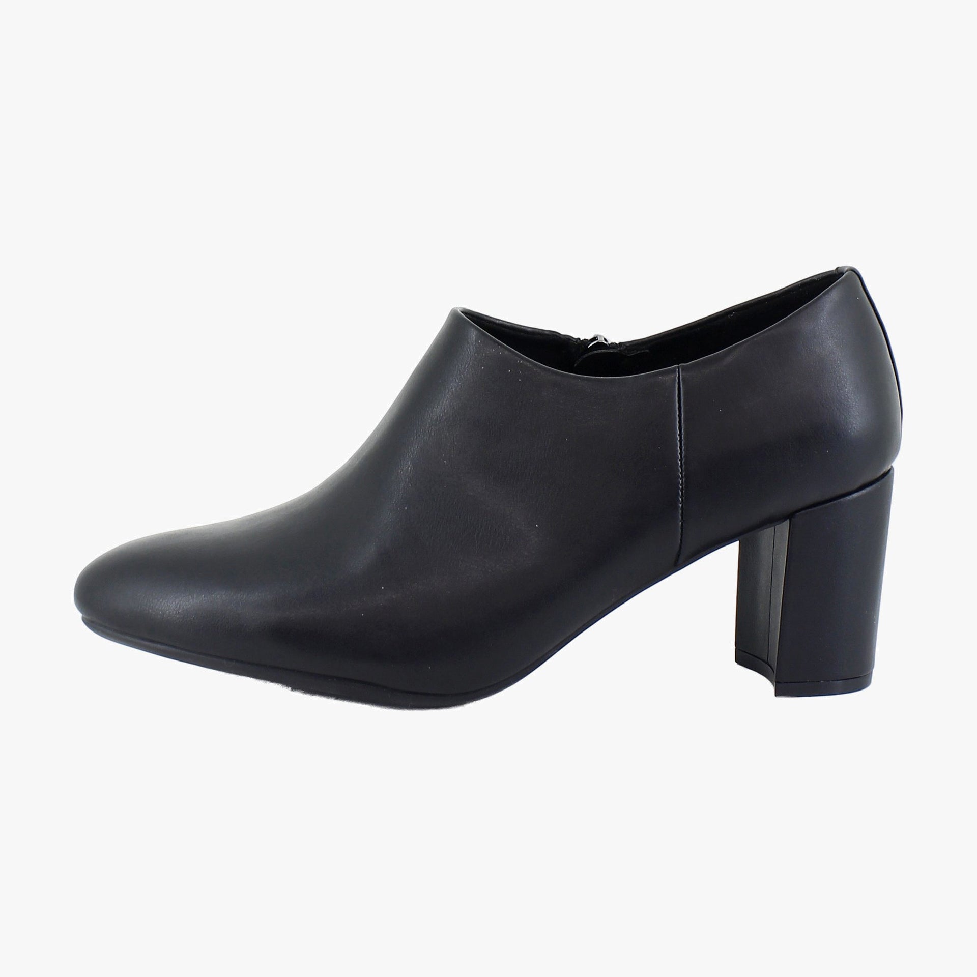 Black Faux Leather
