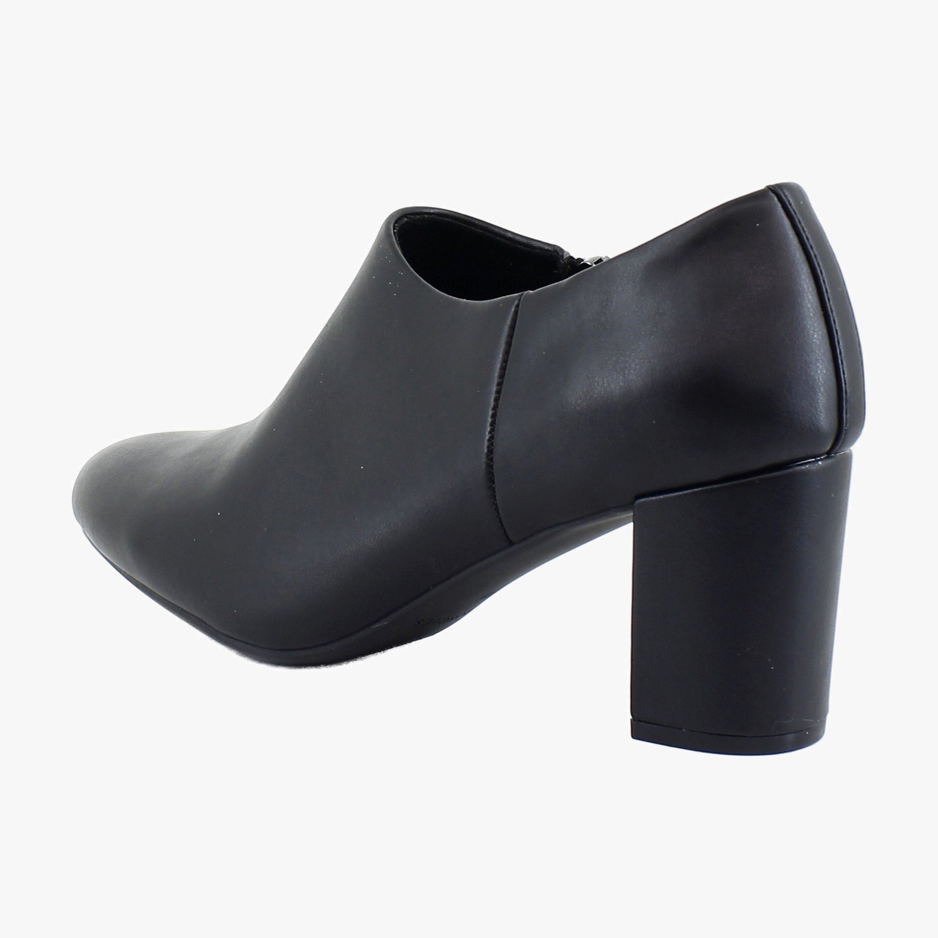 Black Faux Leather