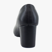 Black Faux Leather