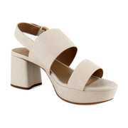 Light Stone Lizard Embossed Faux Leather