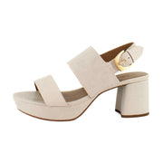 Light Stone Lizard Embossed Faux Leather