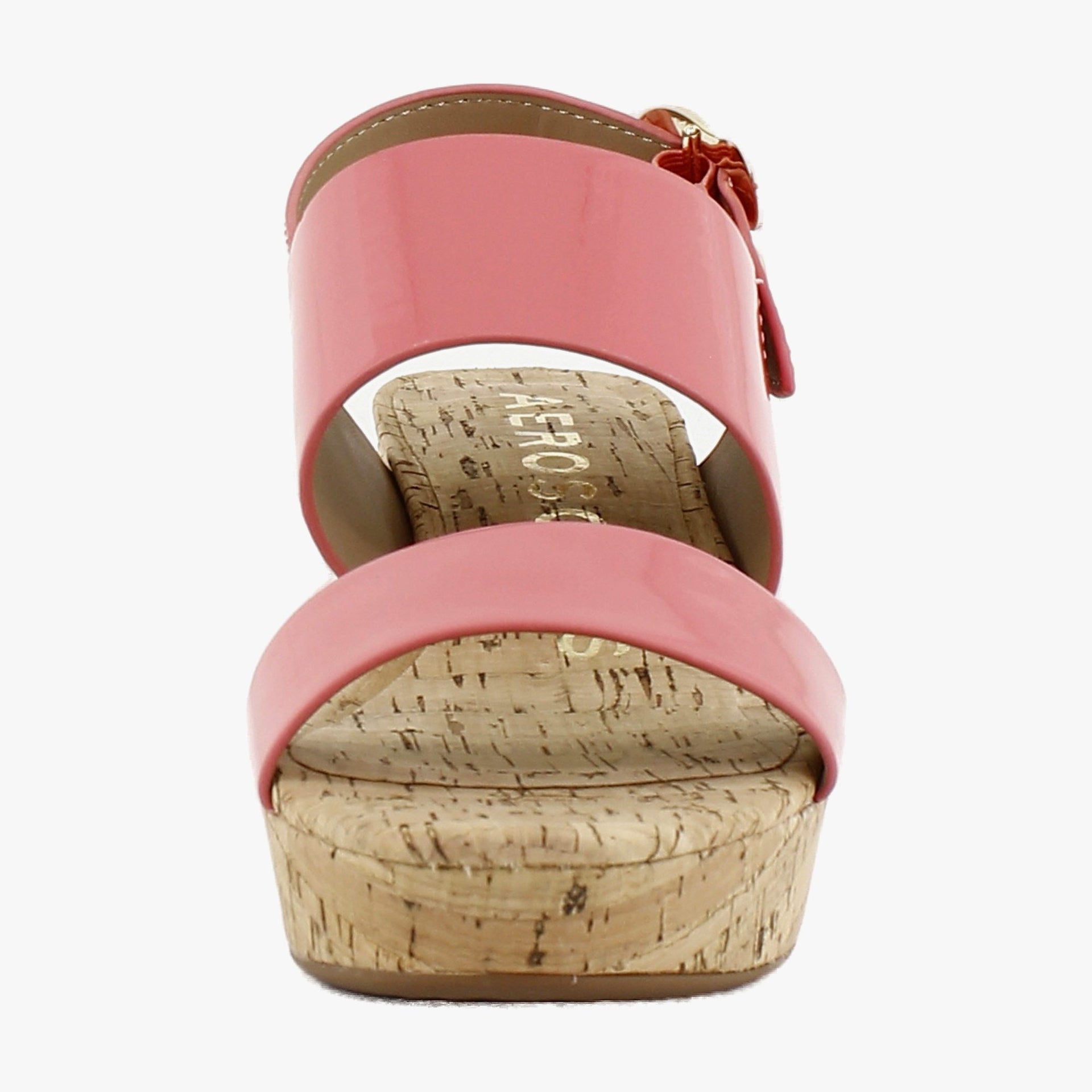 Coral Patent Faux Leather