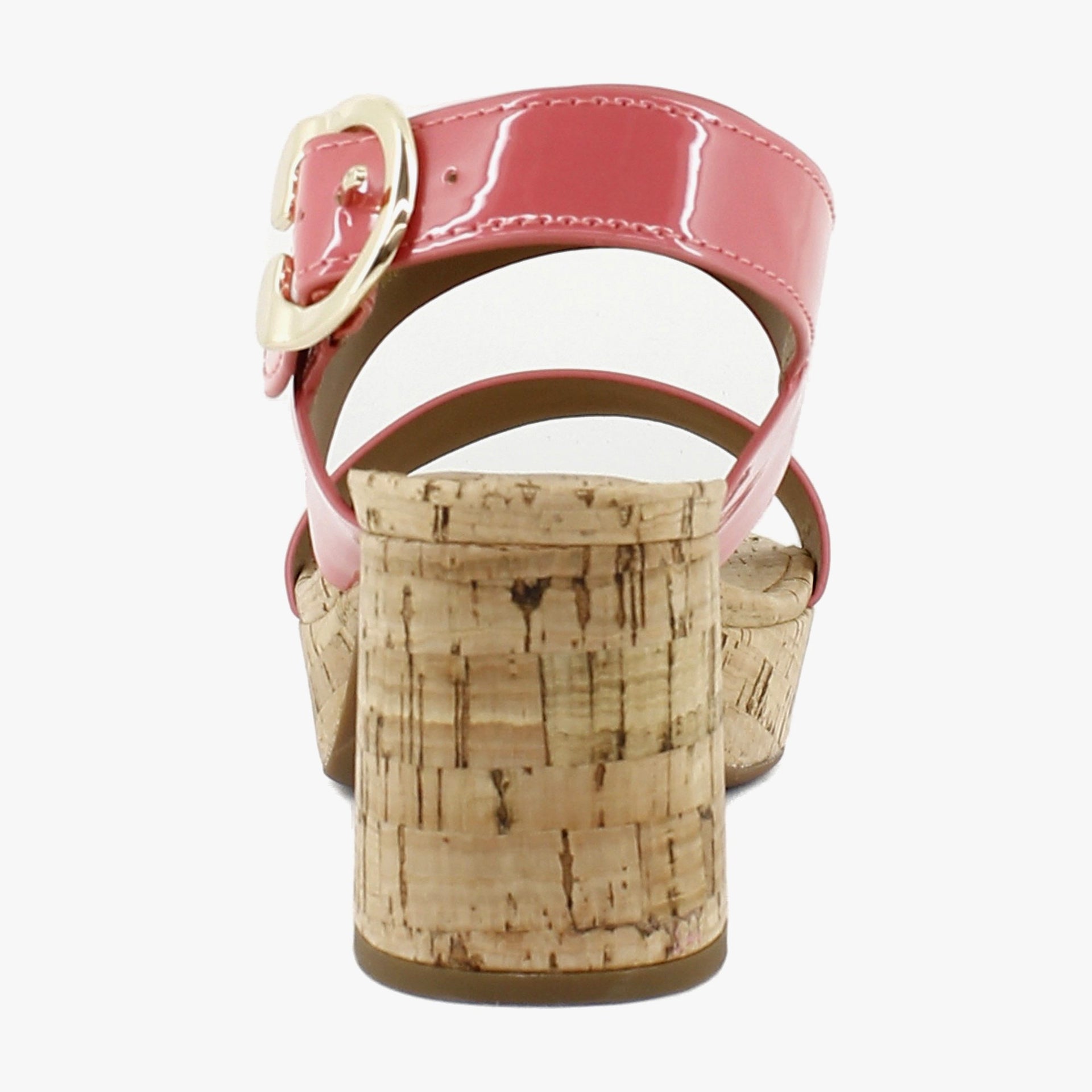 Coral Patent Faux Leather