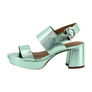 Mint Metallic Leather