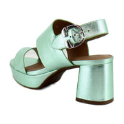 Mint Metallic Leather