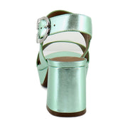 Mint Metallic Leather