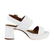 White Crackled Leather