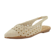 Natural Embroidered Raffia