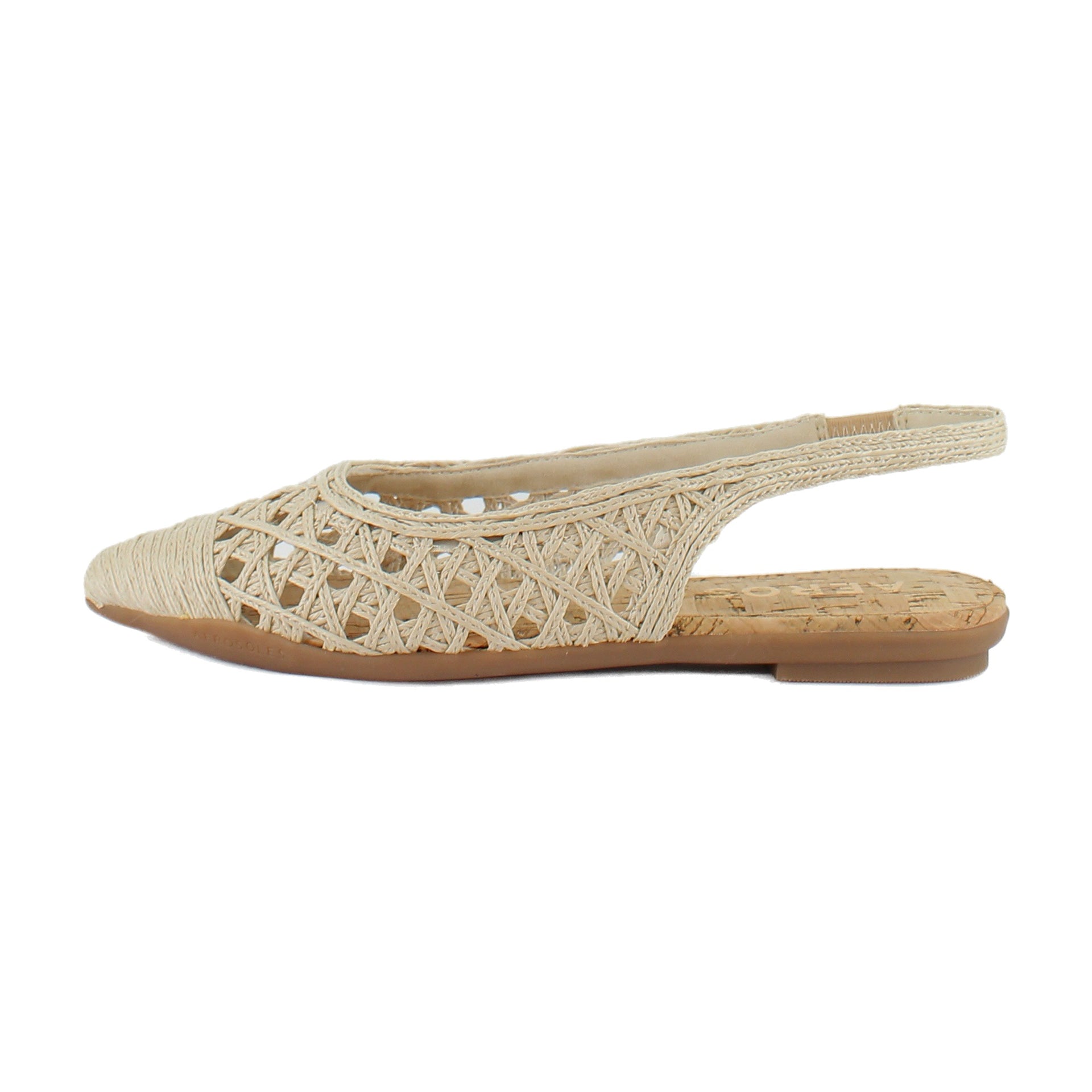 Natural Embroidered Raffia