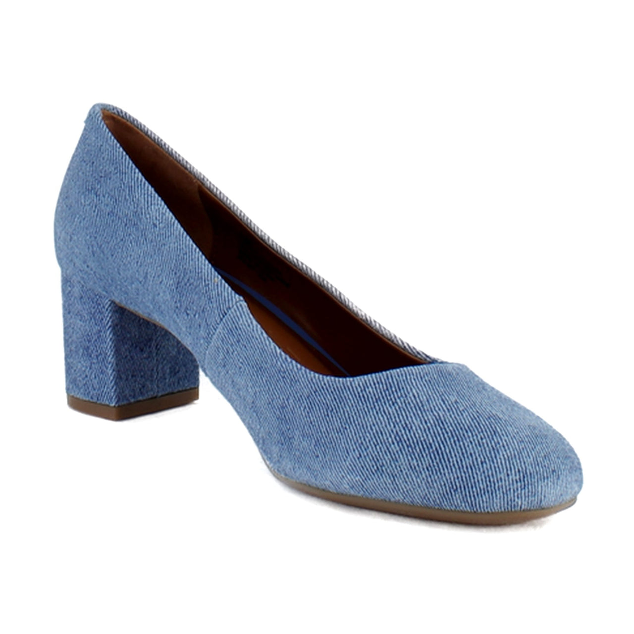 Blue Jean Denim Suede