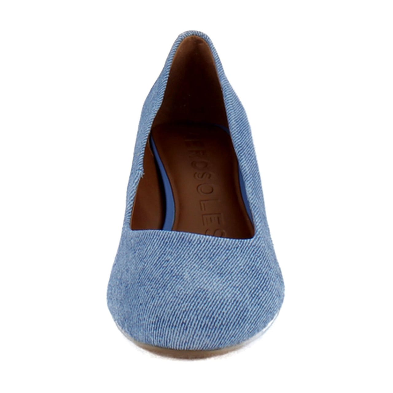 Blue Jean Denim Suede