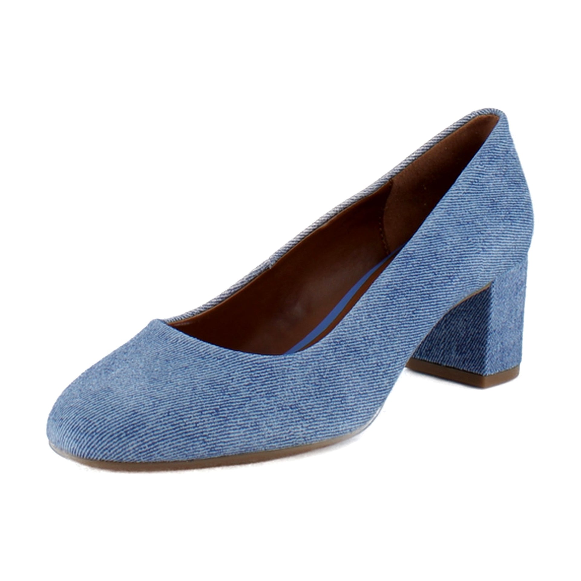 Blue Jean Denim Suede