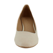 Light Stone Lizard Embossed Faux Leather