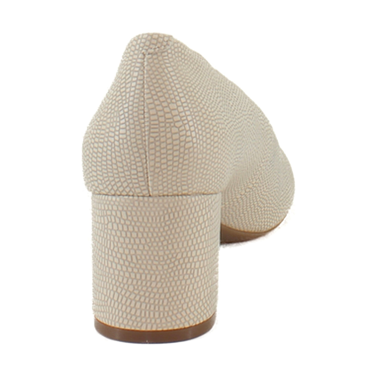 Light Stone Lizard Embossed Faux Leather