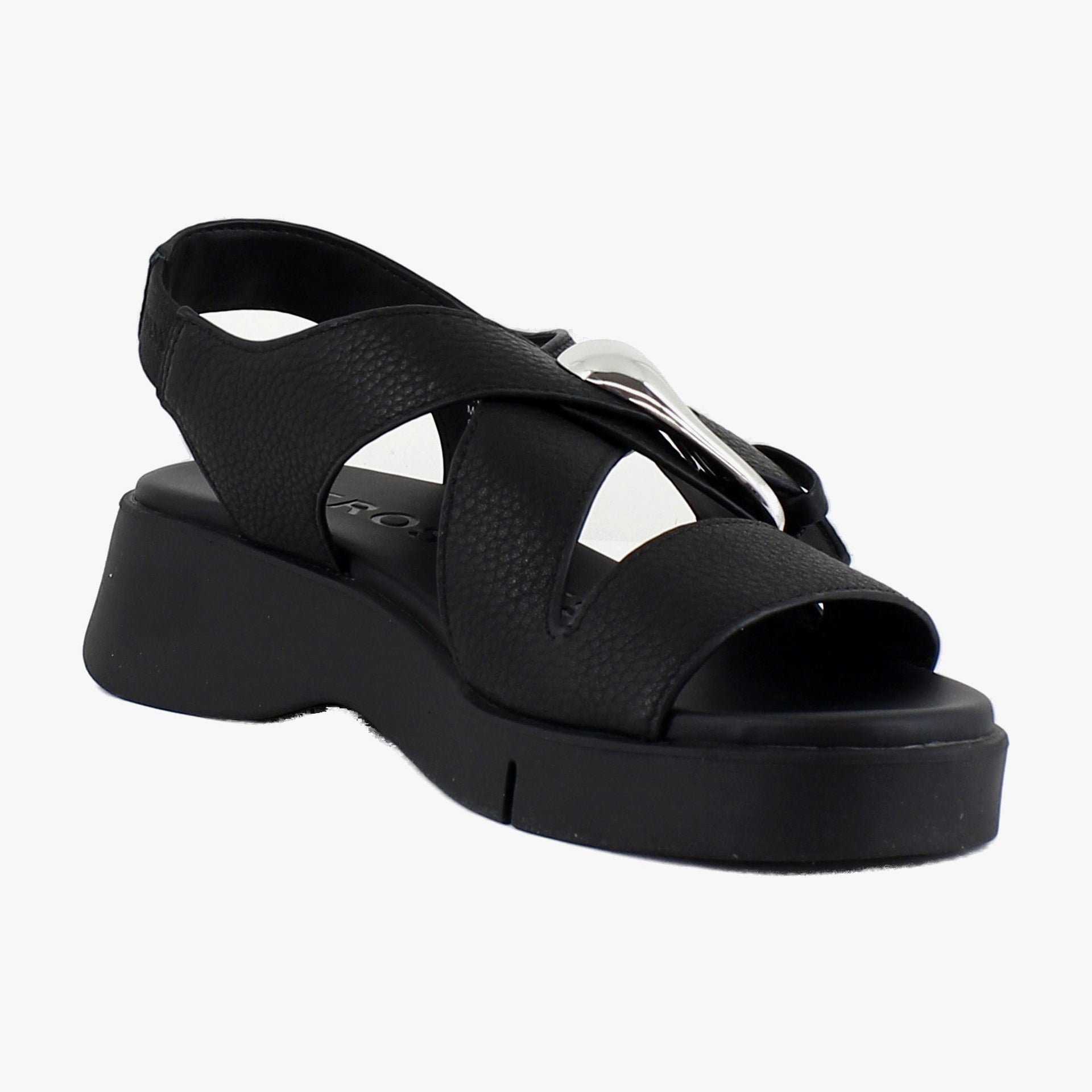 Black Pebbled Leather