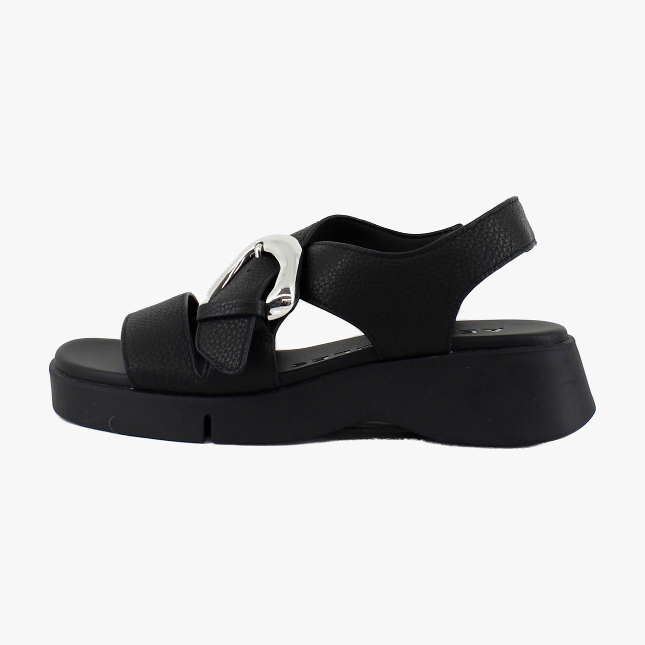Black Pebbled Leather