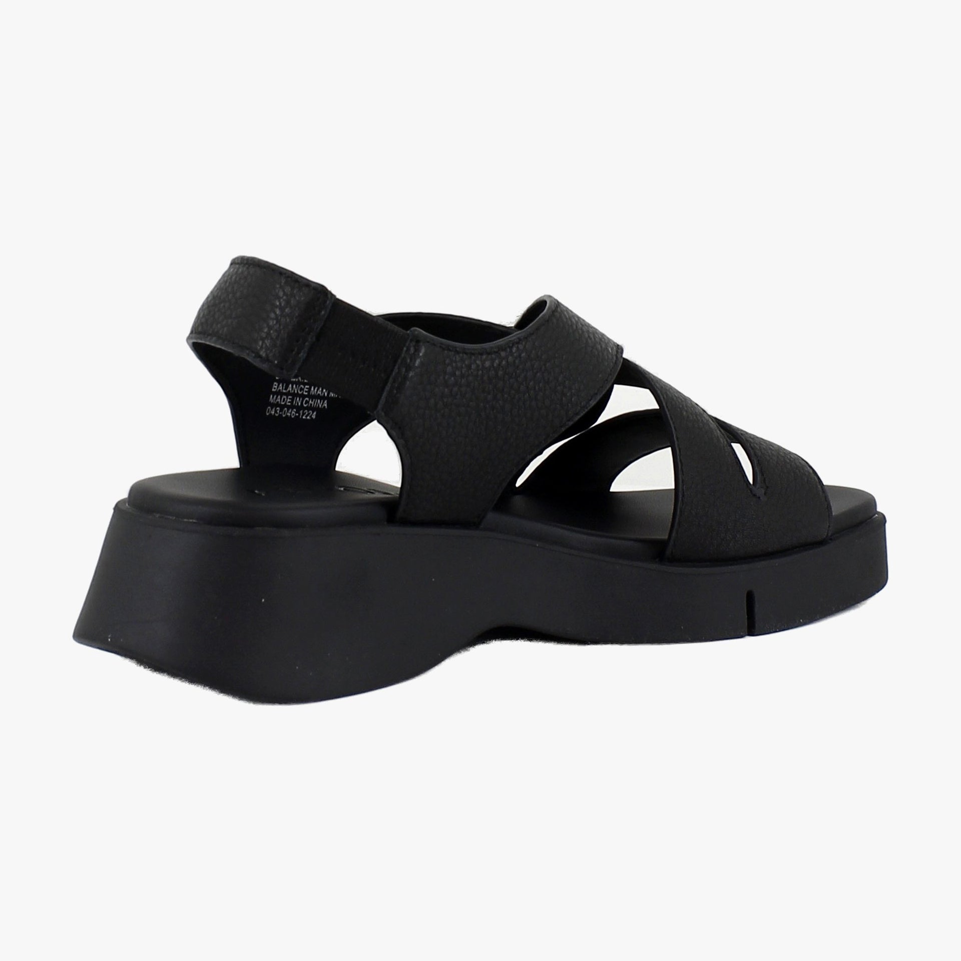 Black Pebbled Leather