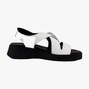 Bright White Pebbled Leather