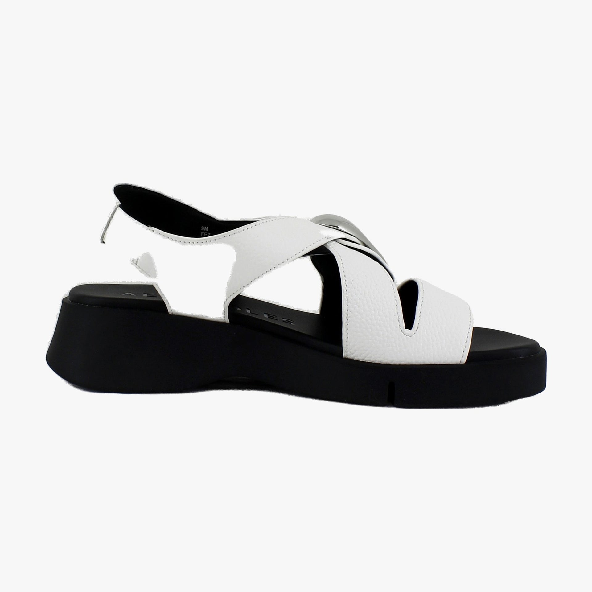 Bright White Pebbled Leather