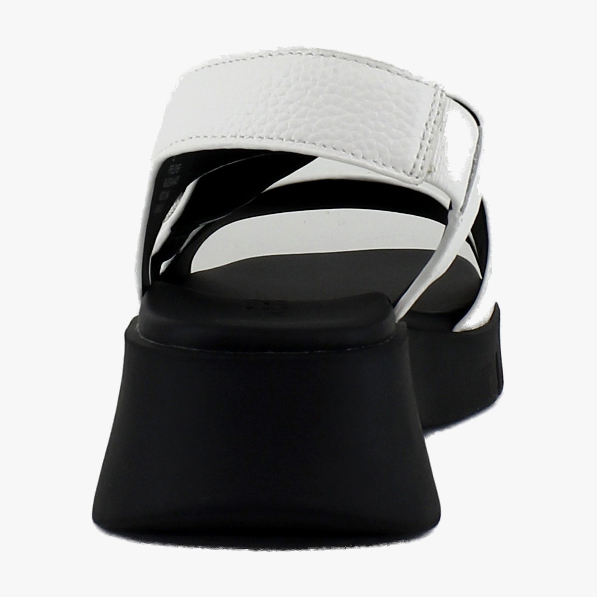 Bright White Pebbled Leather