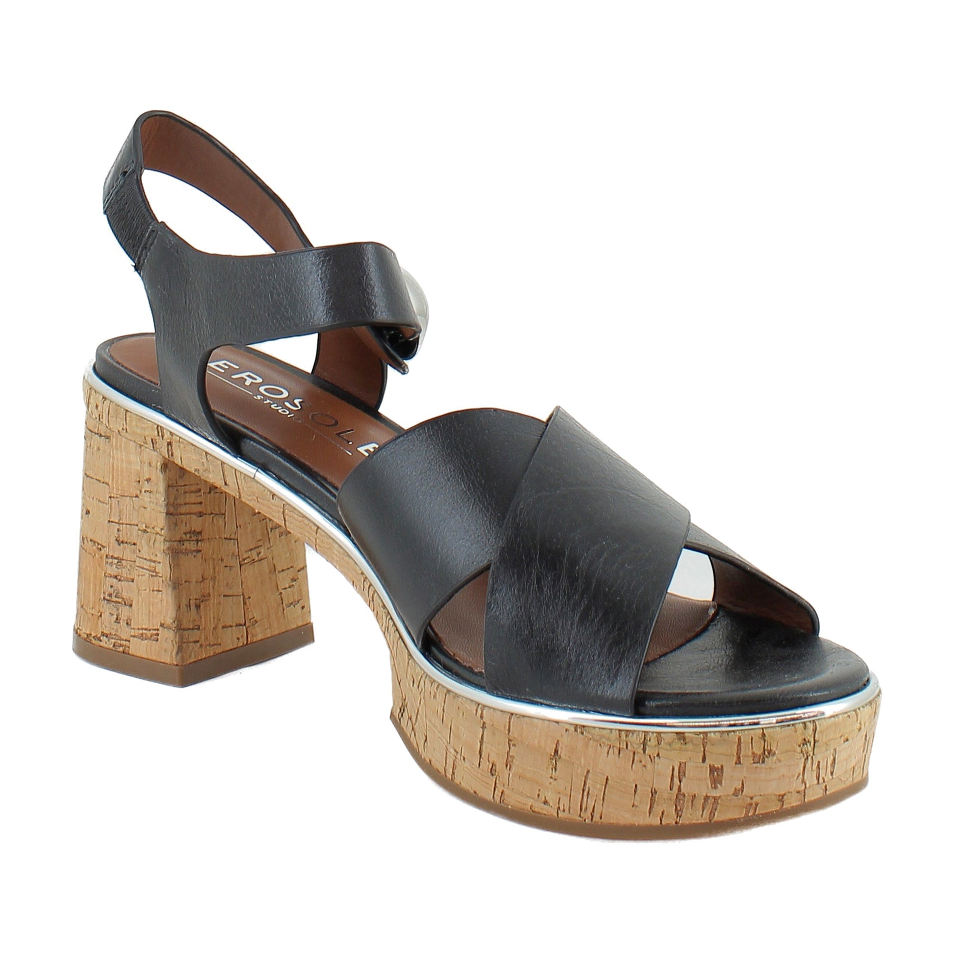 Black Burnished Leather