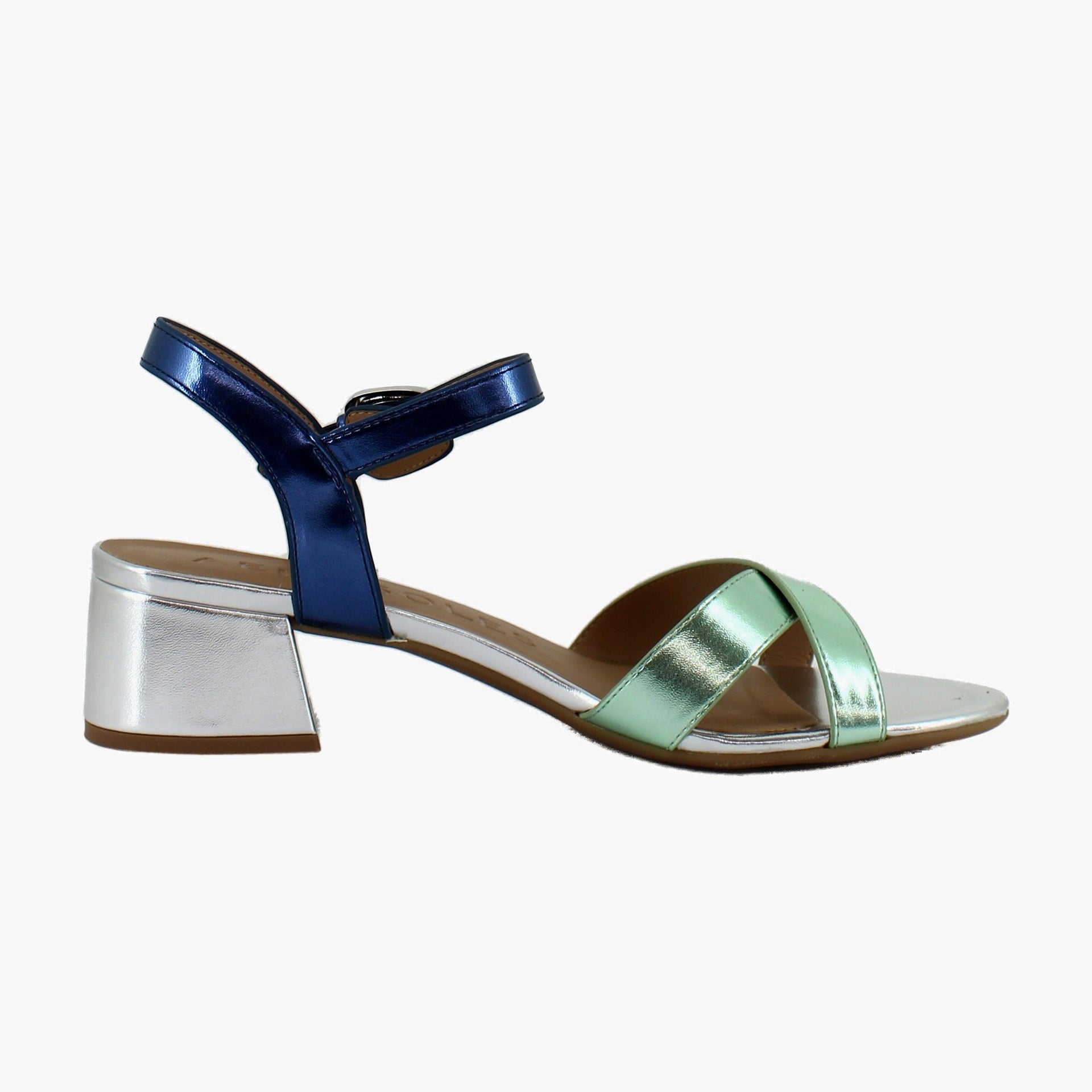Mermaid Metallic Combination Faux Leather