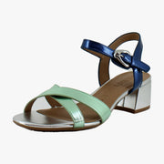 Mermaid Metallic Combination Faux Leather