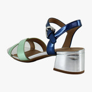 Mermaid Metallic Combination Faux Leather